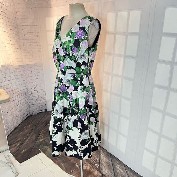 Talbots the Oprah collection NWT floral midi dress size 12 - Picture 6 of 16